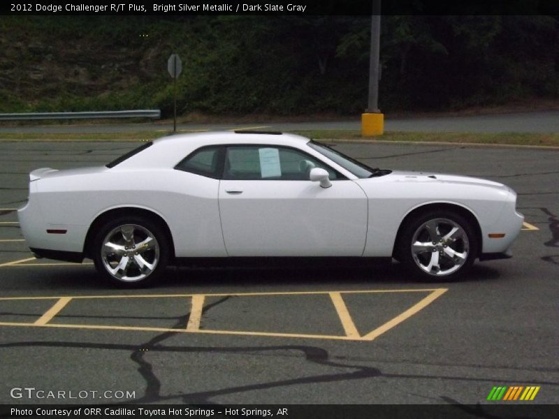 Bright Silver Metallic / Dark Slate Gray 2012 Dodge Challenger R/T Plus