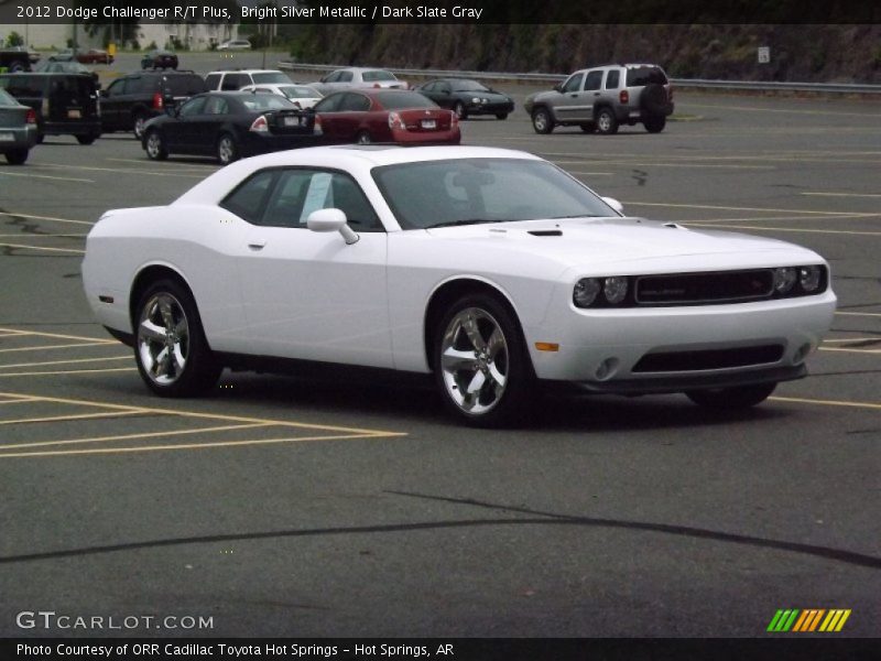 Bright Silver Metallic / Dark Slate Gray 2012 Dodge Challenger R/T Plus