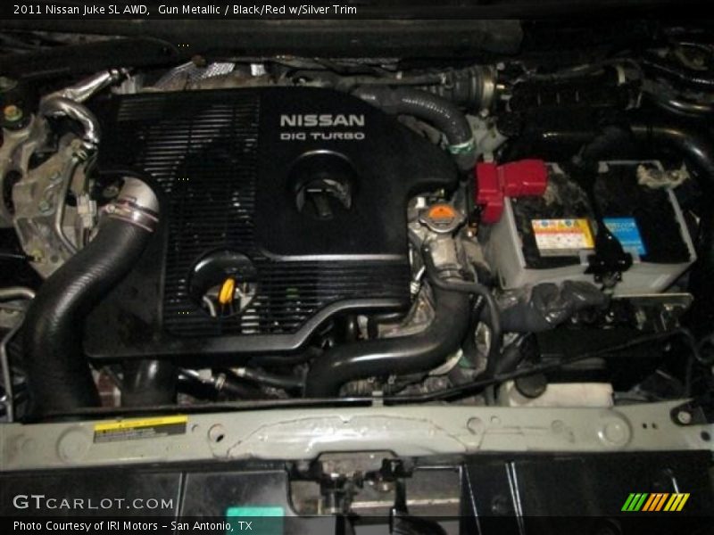 Gun Metallic / Black/Red w/Silver Trim 2011 Nissan Juke SL AWD