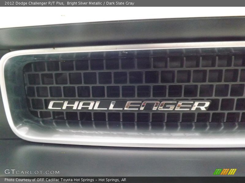 Bright Silver Metallic / Dark Slate Gray 2012 Dodge Challenger R/T Plus