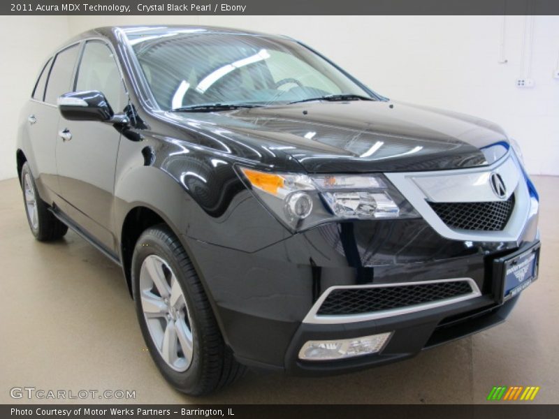 Crystal Black Pearl / Ebony 2011 Acura MDX Technology