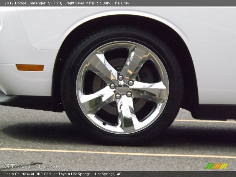Bright Silver Metallic / Dark Slate Gray 2012 Dodge Challenger R/T Plus