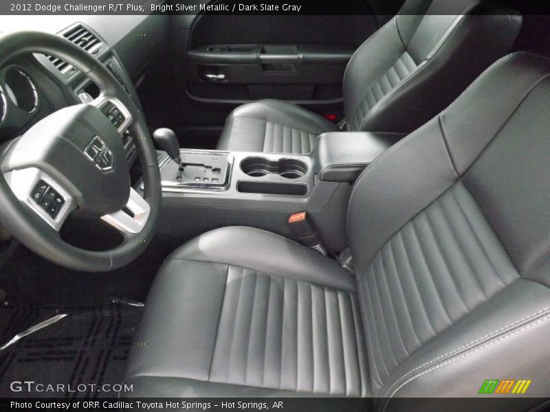 Bright Silver Metallic / Dark Slate Gray 2012 Dodge Challenger R/T Plus