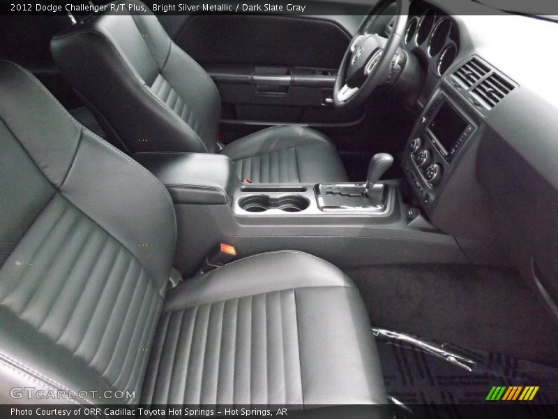 Bright Silver Metallic / Dark Slate Gray 2012 Dodge Challenger R/T Plus