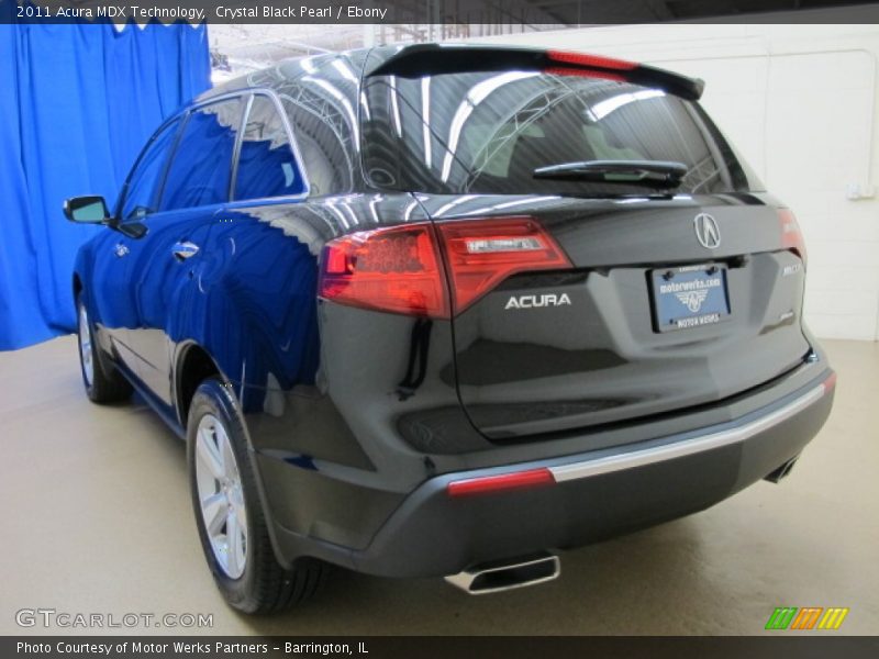 Crystal Black Pearl / Ebony 2011 Acura MDX Technology