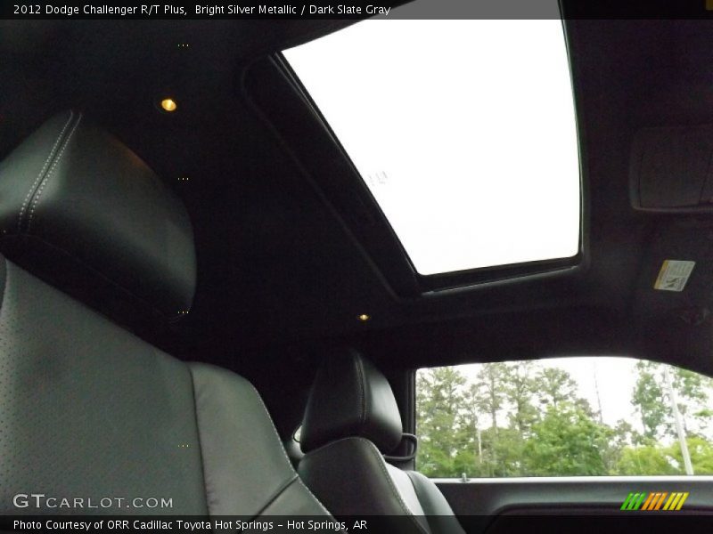 Bright Silver Metallic / Dark Slate Gray 2012 Dodge Challenger R/T Plus
