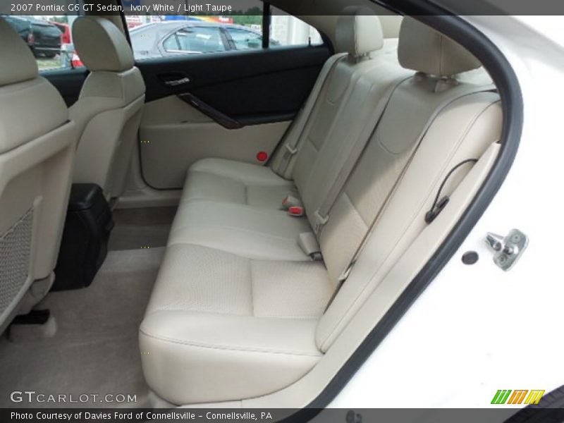 Rear Seat of 2007 G6 GT Sedan
