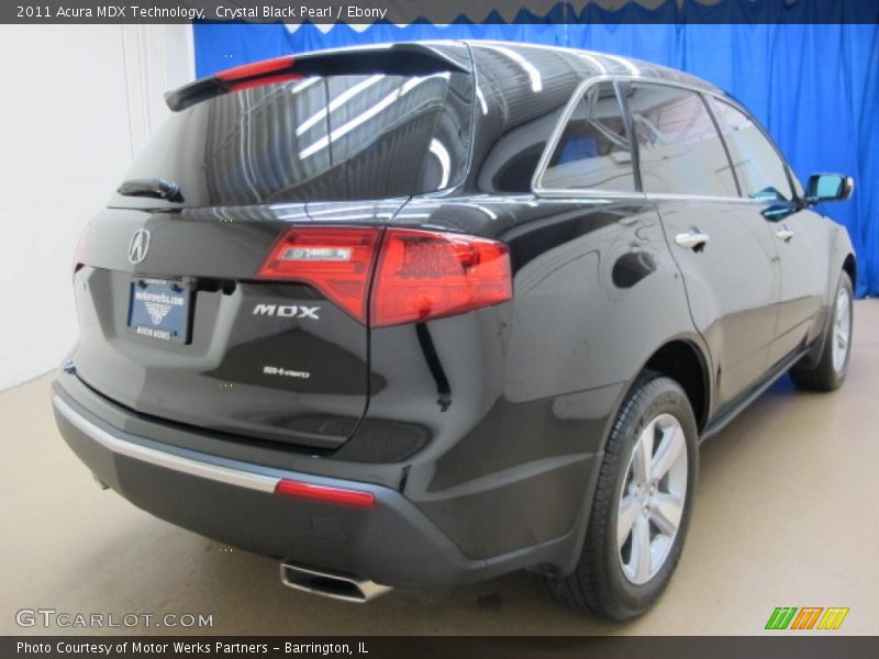 Crystal Black Pearl / Ebony 2011 Acura MDX Technology