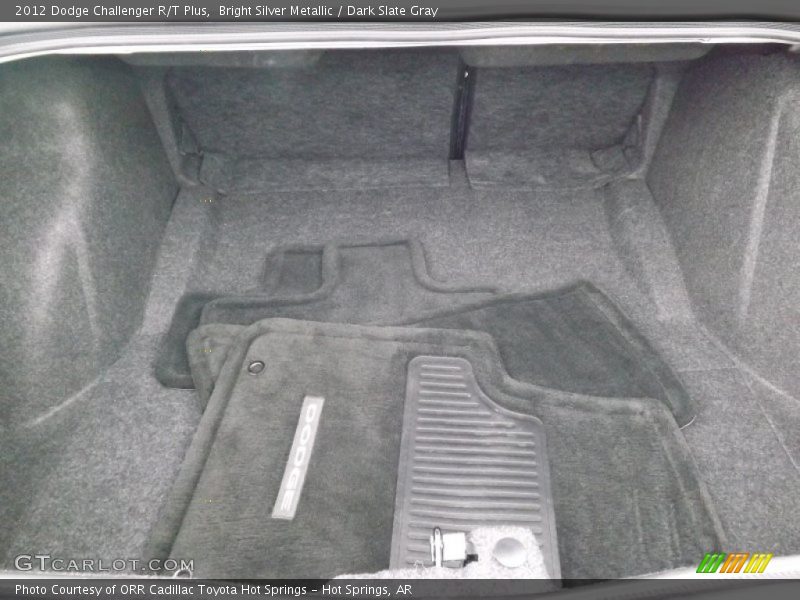 Bright Silver Metallic / Dark Slate Gray 2012 Dodge Challenger R/T Plus