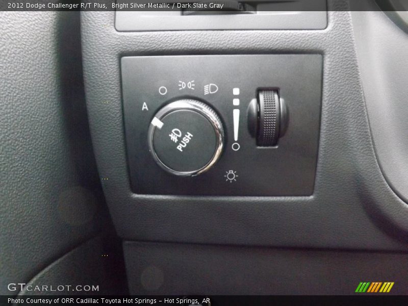 Bright Silver Metallic / Dark Slate Gray 2012 Dodge Challenger R/T Plus