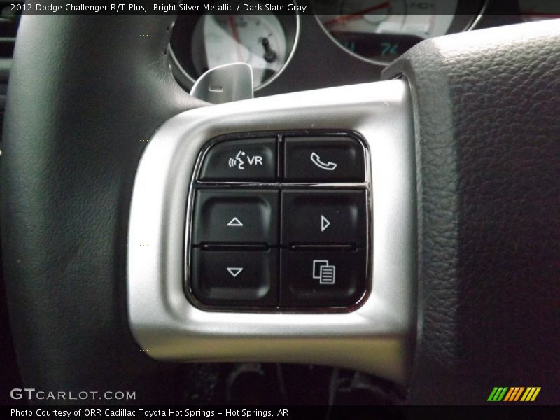 Bright Silver Metallic / Dark Slate Gray 2012 Dodge Challenger R/T Plus