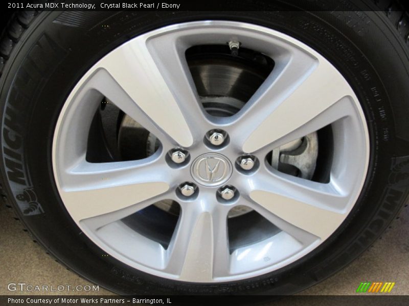 Crystal Black Pearl / Ebony 2011 Acura MDX Technology