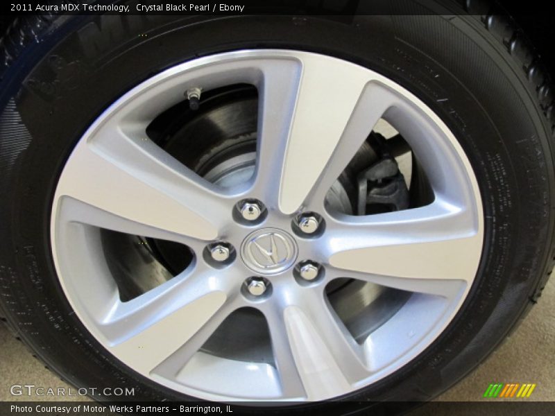 Crystal Black Pearl / Ebony 2011 Acura MDX Technology