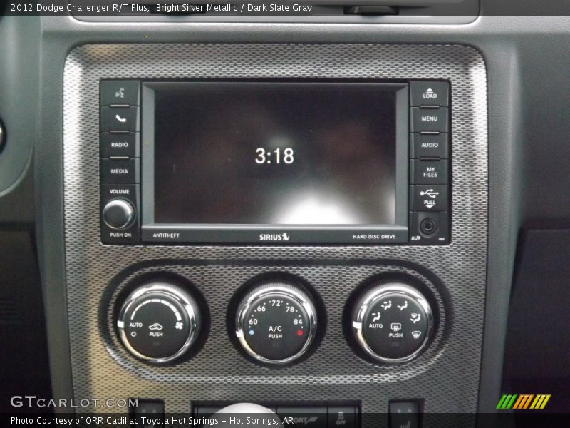 Bright Silver Metallic / Dark Slate Gray 2012 Dodge Challenger R/T Plus