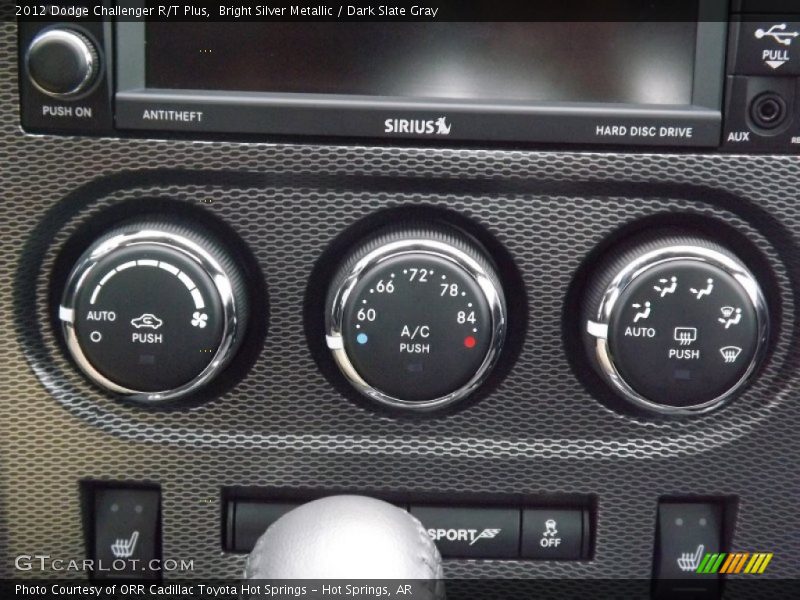Bright Silver Metallic / Dark Slate Gray 2012 Dodge Challenger R/T Plus