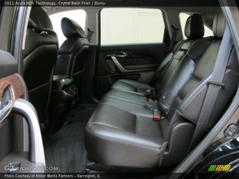 Rear Seat of 2011 MDX Technology