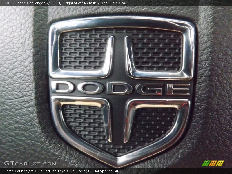 Bright Silver Metallic / Dark Slate Gray 2012 Dodge Challenger R/T Plus