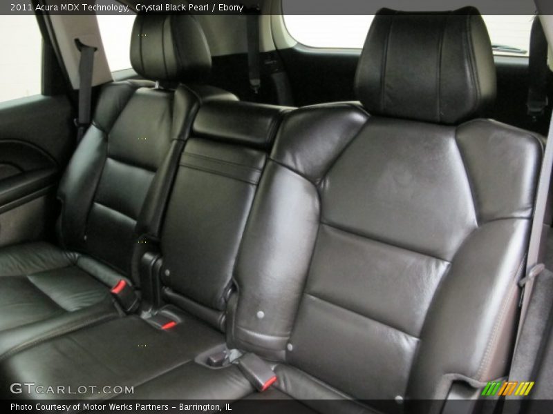 Rear Seat of 2011 MDX Technology