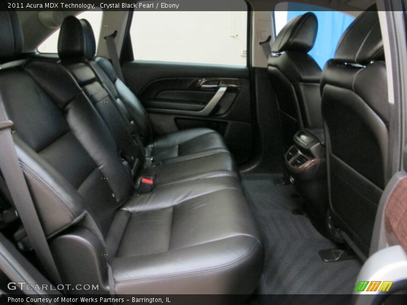 Crystal Black Pearl / Ebony 2011 Acura MDX Technology