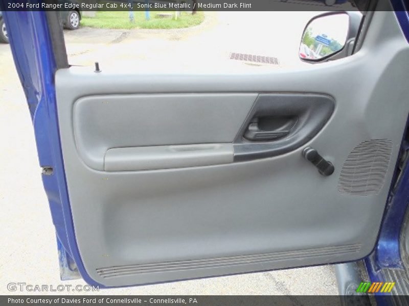 Sonic Blue Metallic / Medium Dark Flint 2004 Ford Ranger Edge Regular Cab 4x4