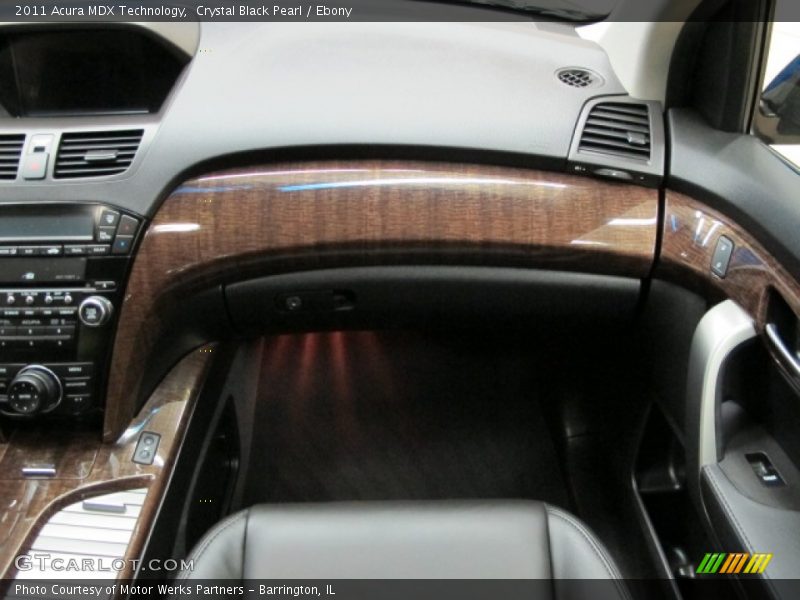 Crystal Black Pearl / Ebony 2011 Acura MDX Technology