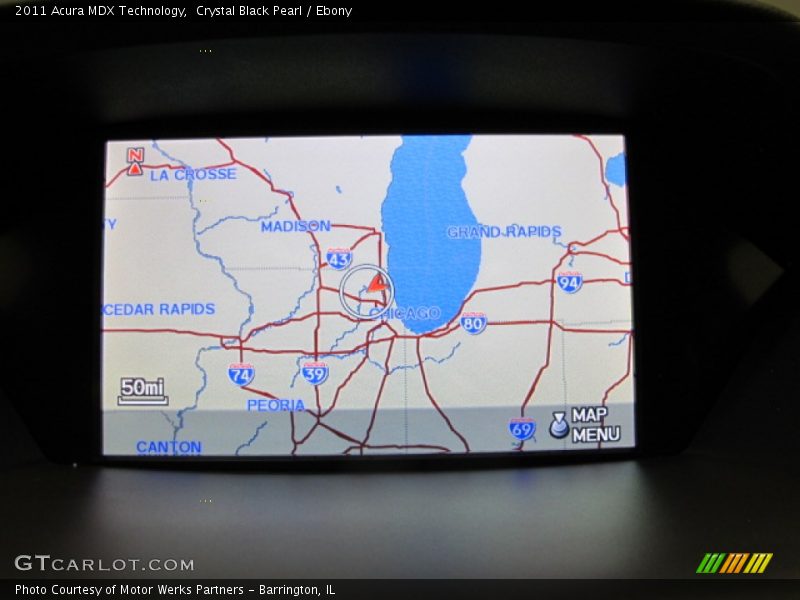 Navigation of 2011 MDX Technology