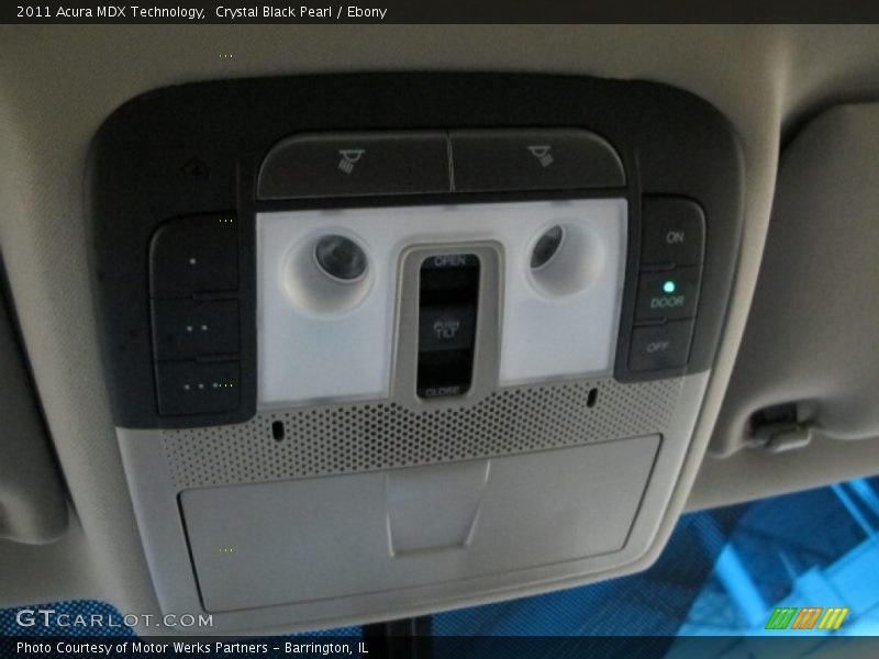 Crystal Black Pearl / Ebony 2011 Acura MDX Technology