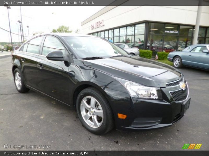 Black Granite Metallic / Jet Black 2011 Chevrolet Cruze LT