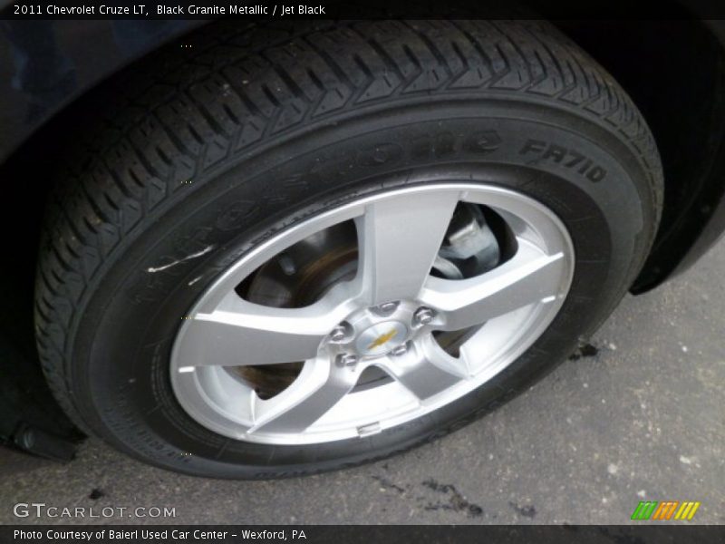 Black Granite Metallic / Jet Black 2011 Chevrolet Cruze LT