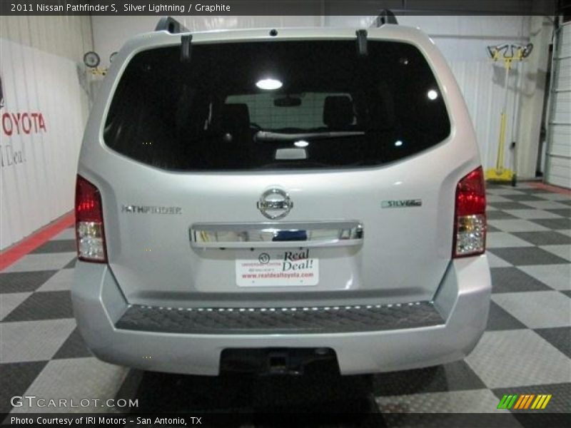 Silver Lightning / Graphite 2011 Nissan Pathfinder S