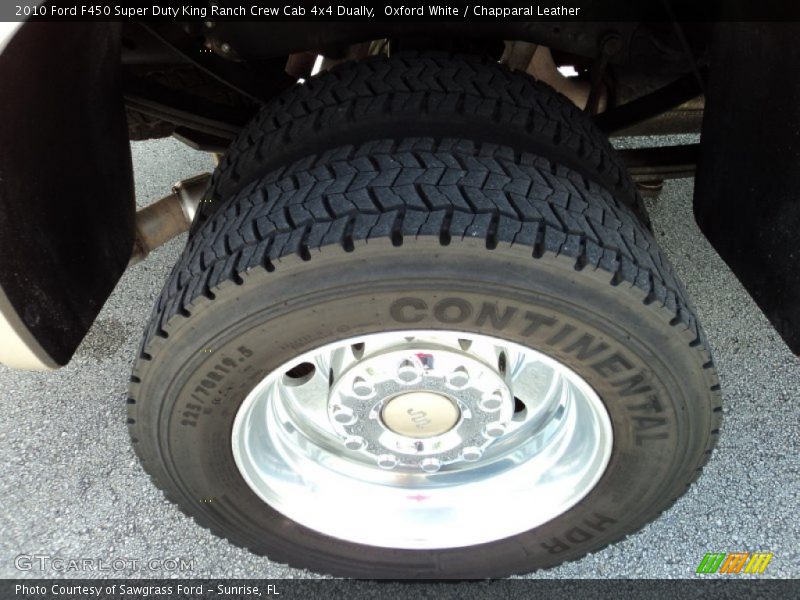 Oxford White / Chapparal Leather 2010 Ford F450 Super Duty King Ranch Crew Cab 4x4 Dually