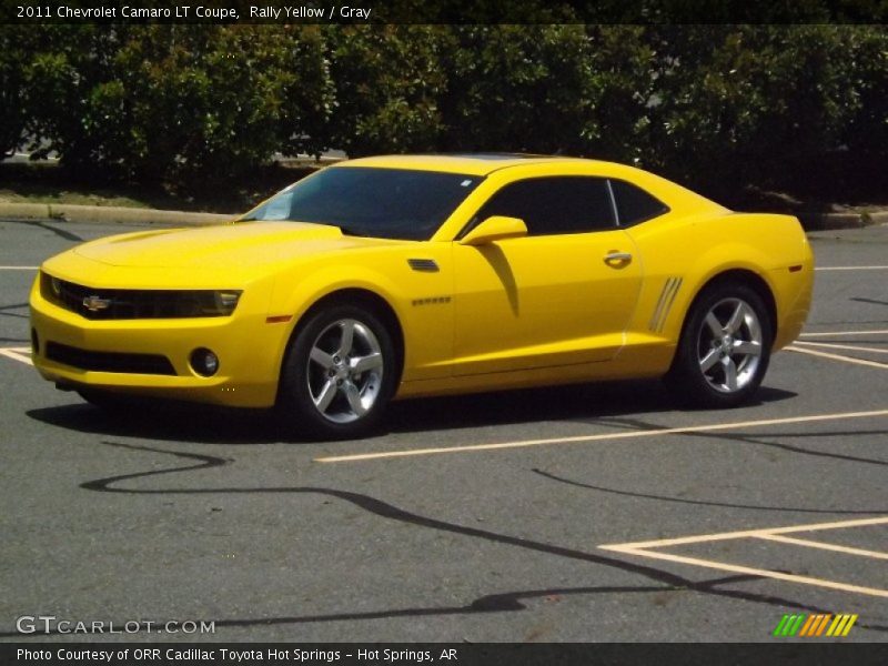 Rally Yellow / Gray 2011 Chevrolet Camaro LT Coupe