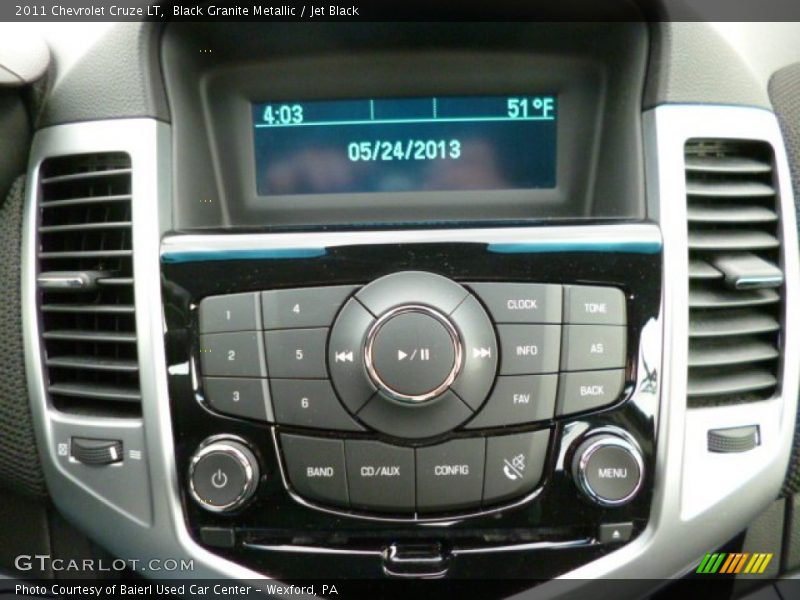 Black Granite Metallic / Jet Black 2011 Chevrolet Cruze LT