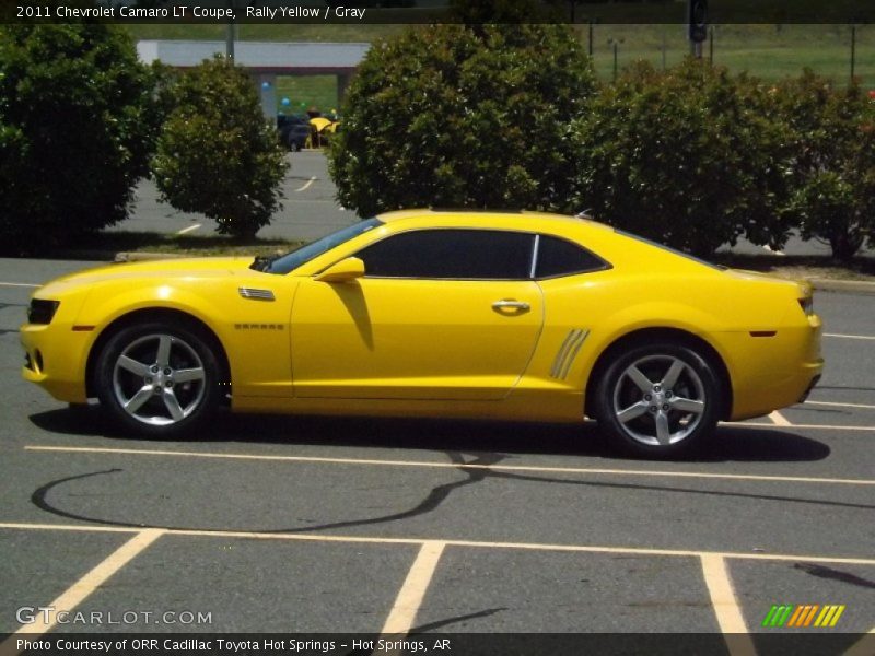 Rally Yellow / Gray 2011 Chevrolet Camaro LT Coupe