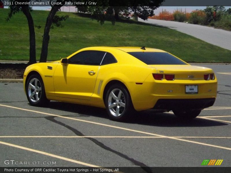 Rally Yellow / Gray 2011 Chevrolet Camaro LT Coupe