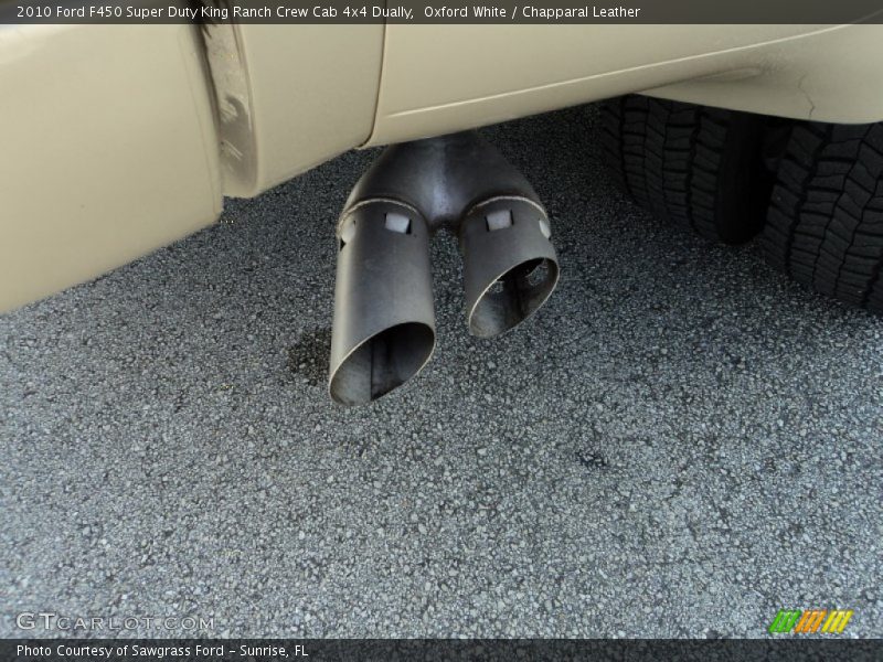 Oxford White / Chapparal Leather 2010 Ford F450 Super Duty King Ranch Crew Cab 4x4 Dually