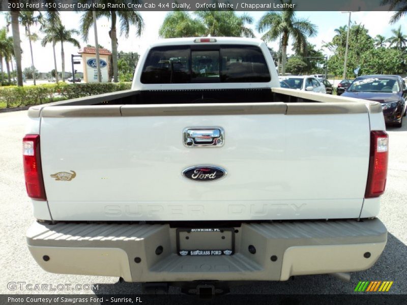 Oxford White / Chapparal Leather 2010 Ford F450 Super Duty King Ranch Crew Cab 4x4 Dually