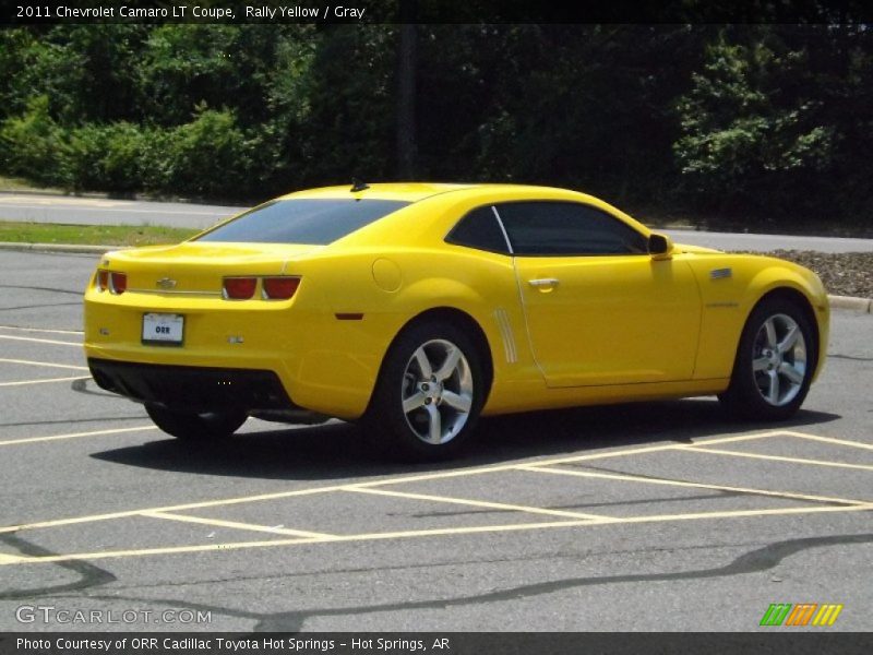 Rally Yellow / Gray 2011 Chevrolet Camaro LT Coupe