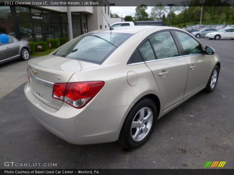 Gold Mist Metallic / Jet Black 2011 Chevrolet Cruze LT