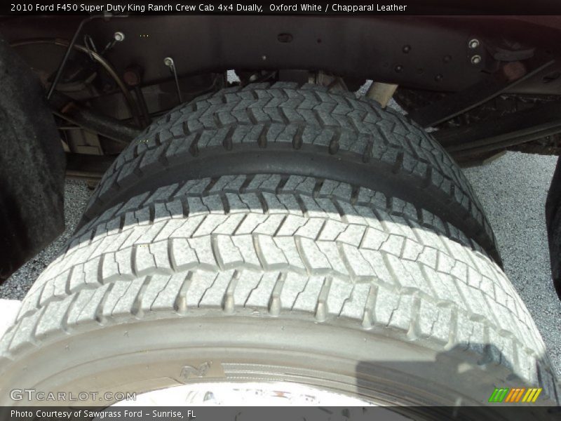 Oxford White / Chapparal Leather 2010 Ford F450 Super Duty King Ranch Crew Cab 4x4 Dually