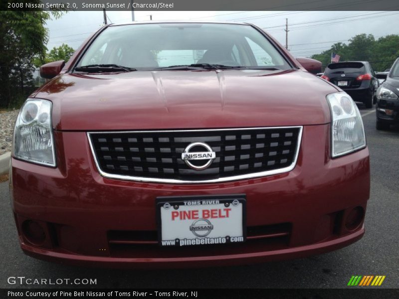 Sonoma Sunset / Charcoal/Steel 2008 Nissan Sentra 2.0