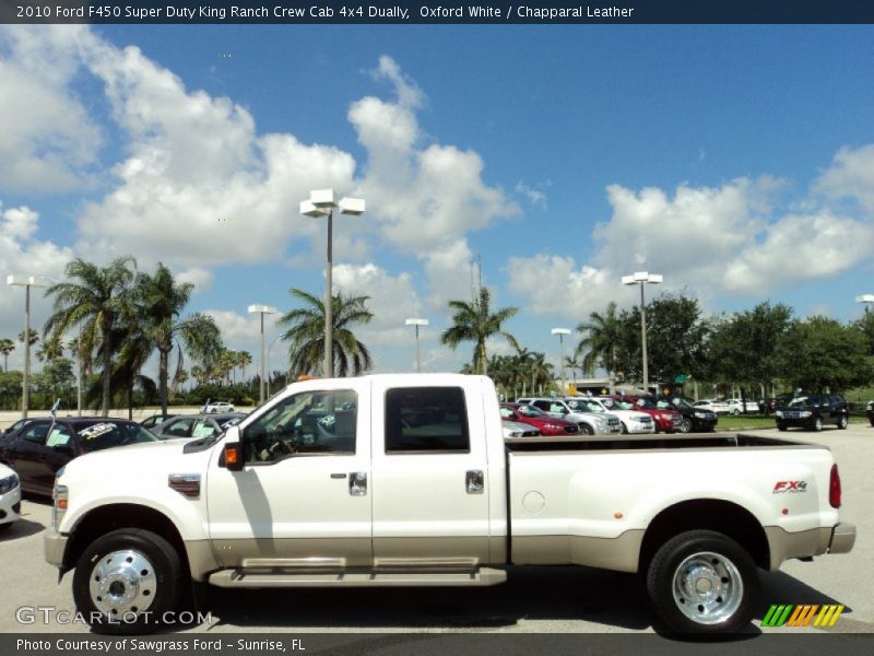  2010 F450 Super Duty King Ranch Crew Cab 4x4 Dually Oxford White