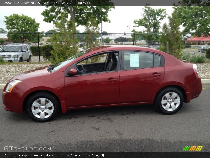 Sonoma Sunset / Charcoal/Steel 2008 Nissan Sentra 2.0