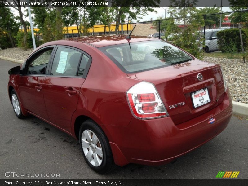 Sonoma Sunset / Charcoal/Steel 2008 Nissan Sentra 2.0
