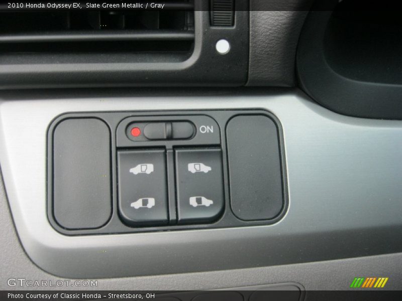 Slate Green Metallic / Gray 2010 Honda Odyssey EX