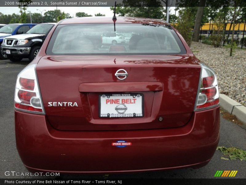 Sonoma Sunset / Charcoal/Steel 2008 Nissan Sentra 2.0