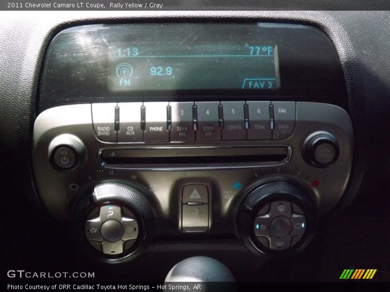 Rally Yellow / Gray 2011 Chevrolet Camaro LT Coupe