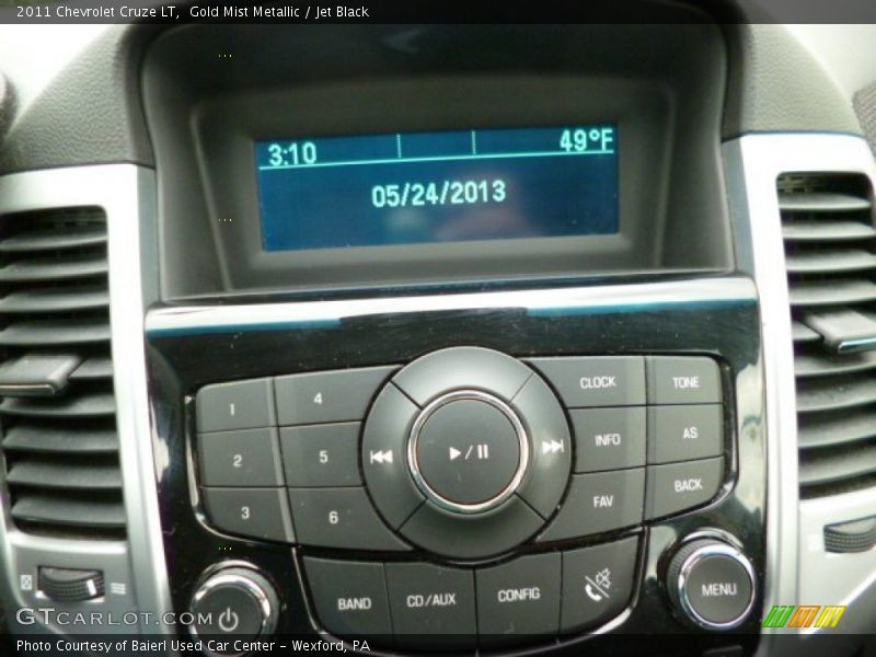 Gold Mist Metallic / Jet Black 2011 Chevrolet Cruze LT