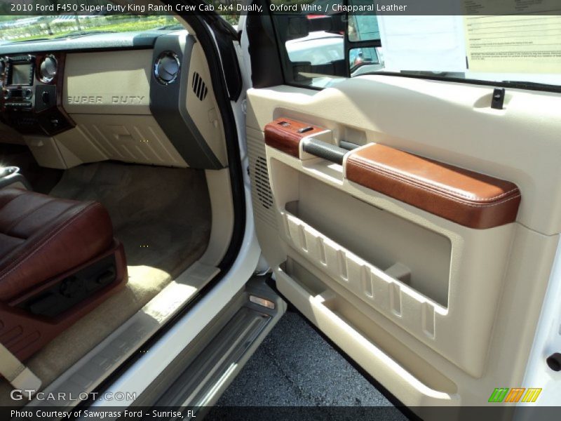 Oxford White / Chapparal Leather 2010 Ford F450 Super Duty King Ranch Crew Cab 4x4 Dually