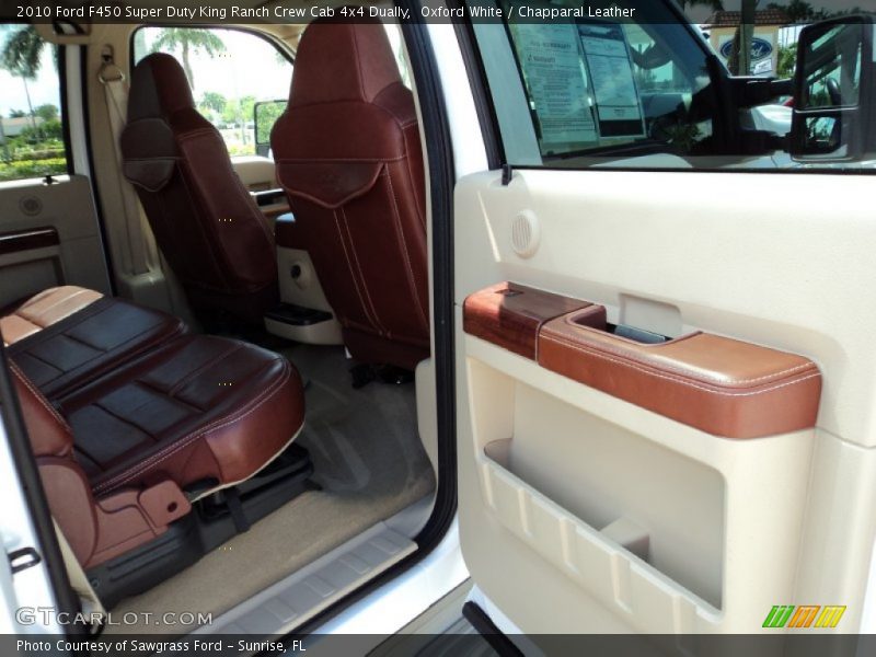 Oxford White / Chapparal Leather 2010 Ford F450 Super Duty King Ranch Crew Cab 4x4 Dually
